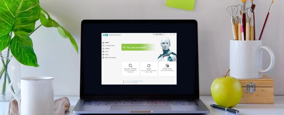 رابط کاربری آنتی ویروس ESET Internet Security 2025