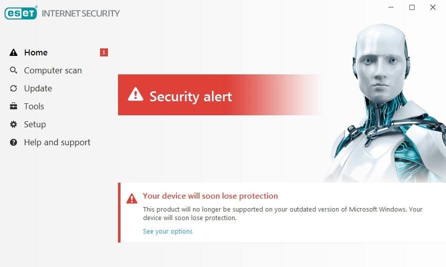 خطای eset-license-expired