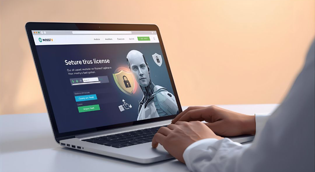 آنتی ویروس eset نصب شده روی ویندوز 10