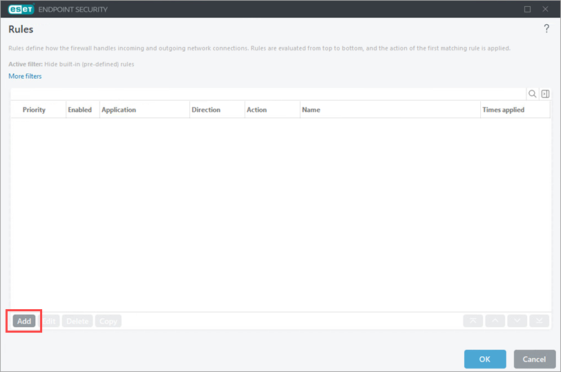 بستن دسترسی نرم‌افزارها به اینترنت