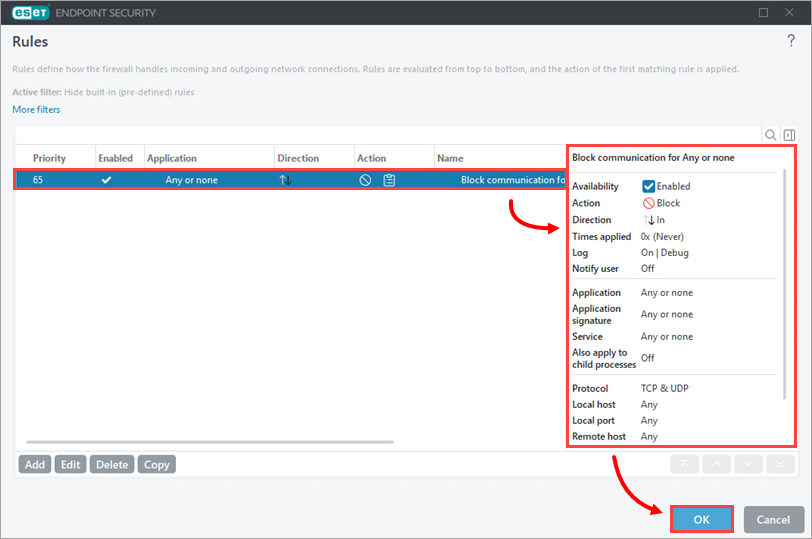 بستن دسترسی نرم‌افزارها به اینترنت
